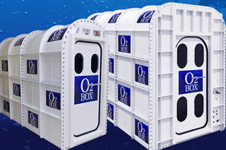 高酸素のO2BOX設置